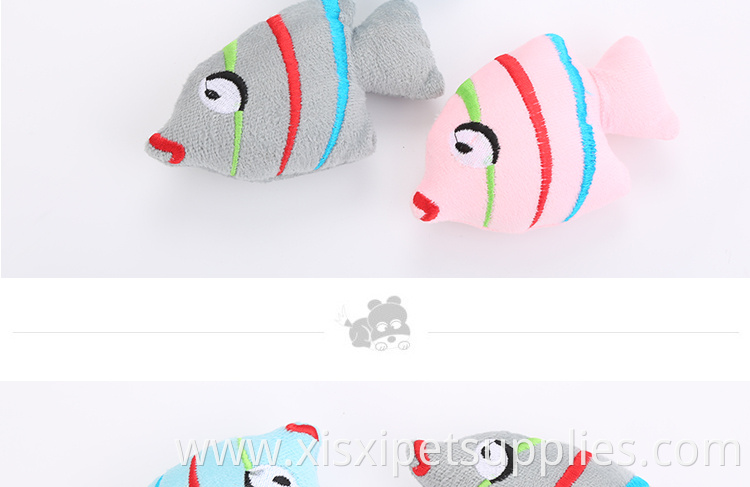 new cat products three color catnip fish toy for cats